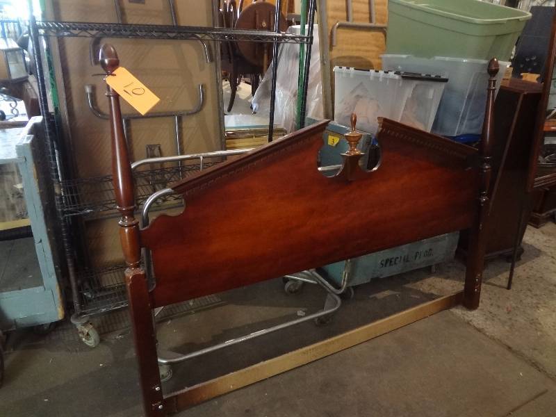 lot 10 image: King Size Head Board wframe
