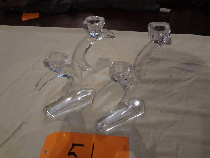 lot 51 image: Candle Holders