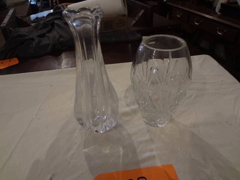 lot 52 image: Orefors Vase, Crystal Vase