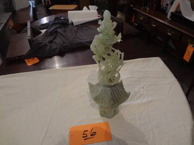 lot 56 image: Jade Soapstone Carving