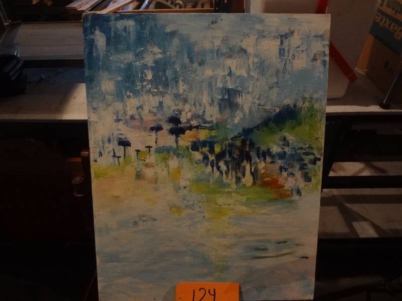 lot 124 image: Original Oil, New Frame