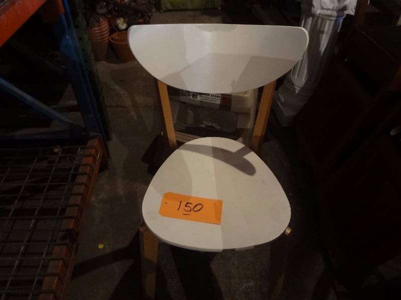 lot 150 image: Very Cool Wooden Chairs