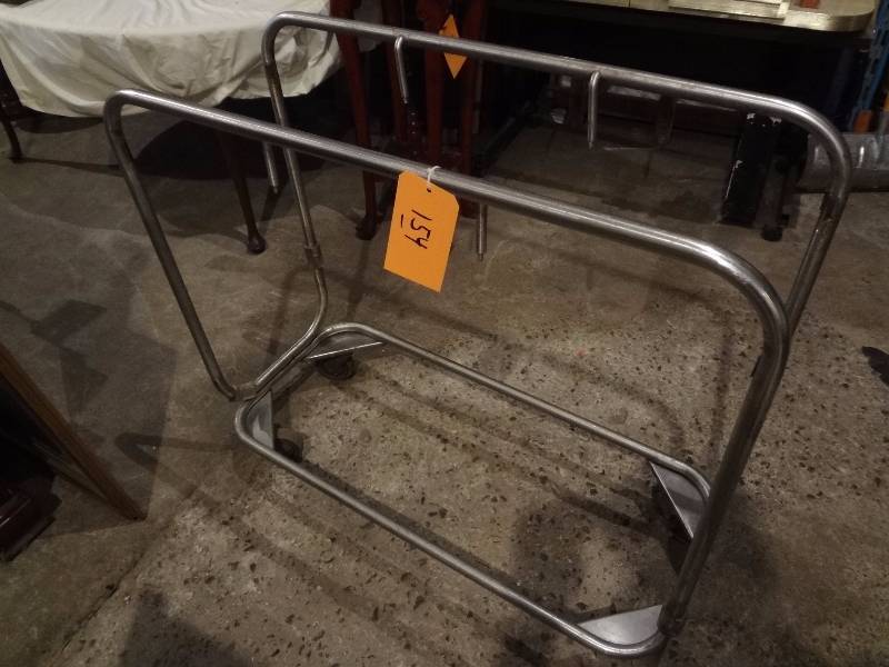 lot 154 image: Wheeled Steel Rack