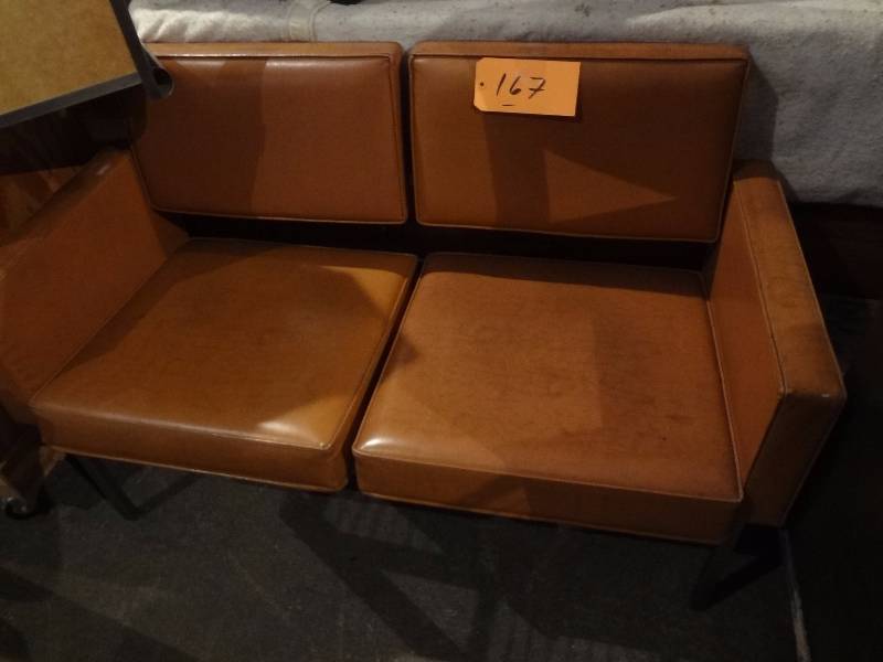lot 167 image: Vinyl Twin Seat