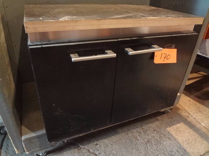 lot 170 image: Heavy Black Cabinet