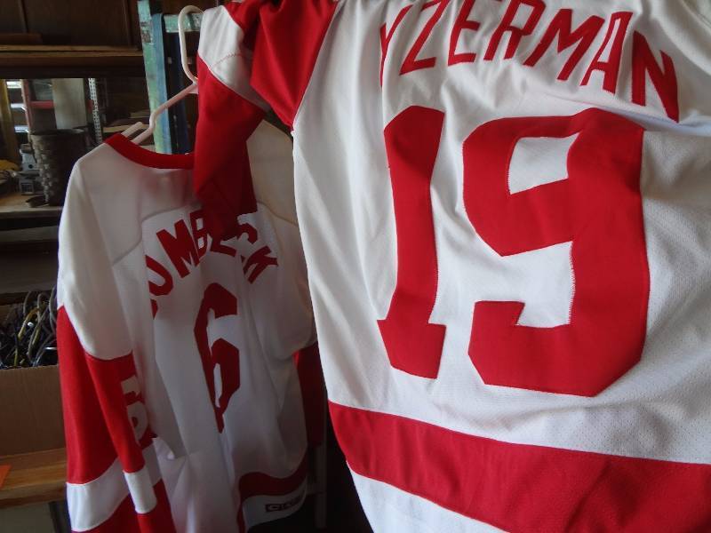 lot 188 image: Red Wings Jerseys