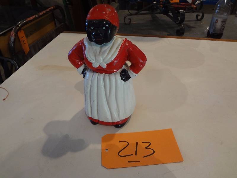lot 213 image: Large Cast Bank or Door Stop