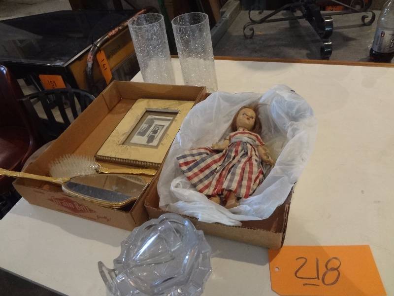 lot 218 image: Doll, Old,Stuff
