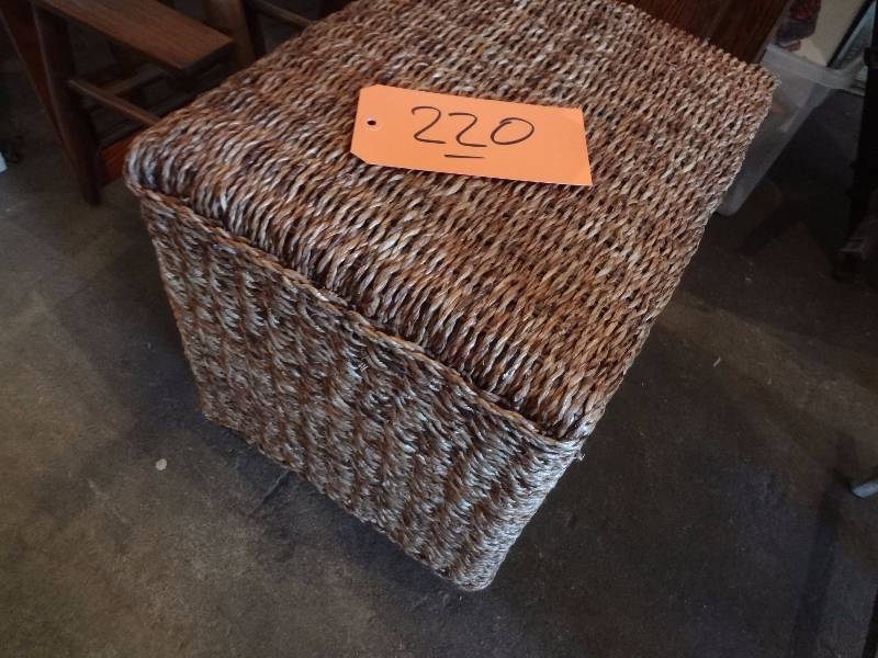 lot 220 image: Wicker Stool