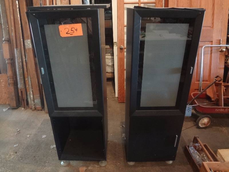 lot 254 image: Black Cabinets