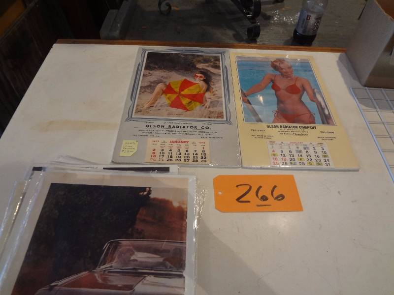 lot 266 image: Car Ads, Calendars