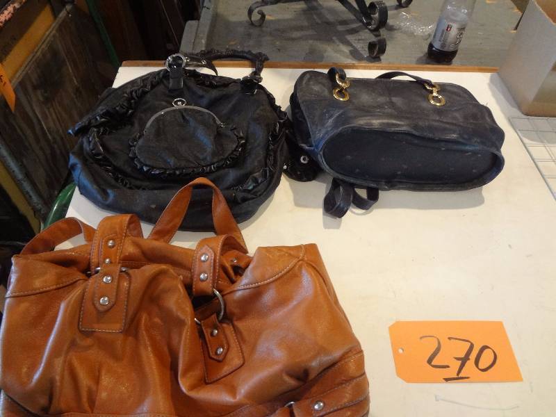 lot 270 image: Leather Purses