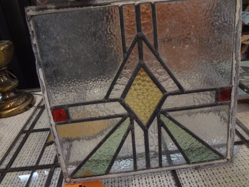 lot 284 image: Stained Glass Panel
