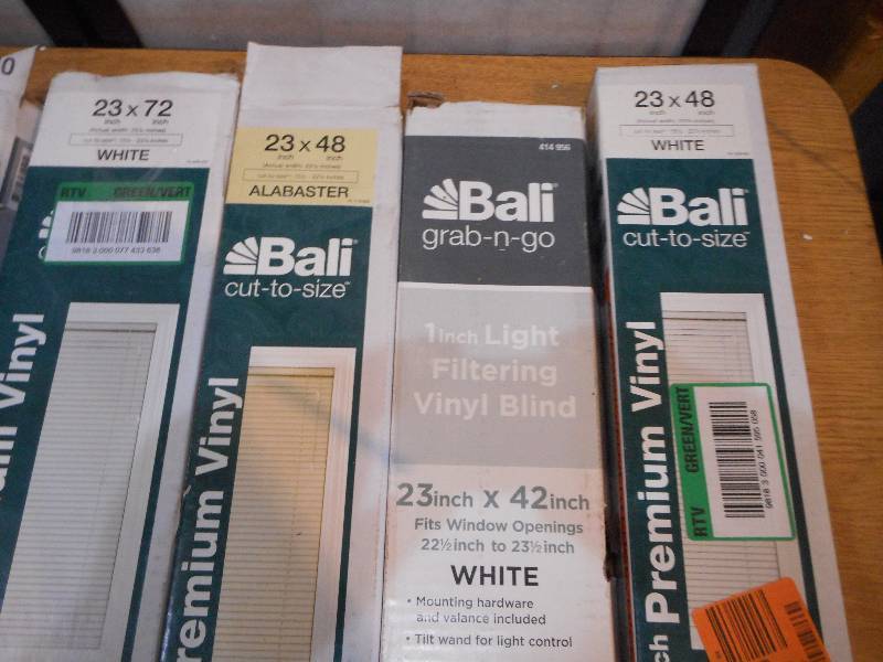(7) 23 WINDOW BLIND LOT