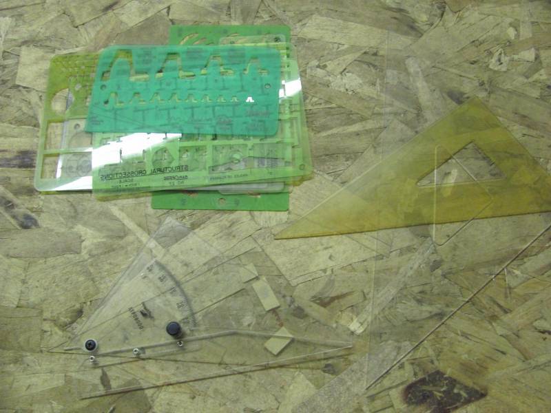 lot 34 image: Drafting Supplies Lot