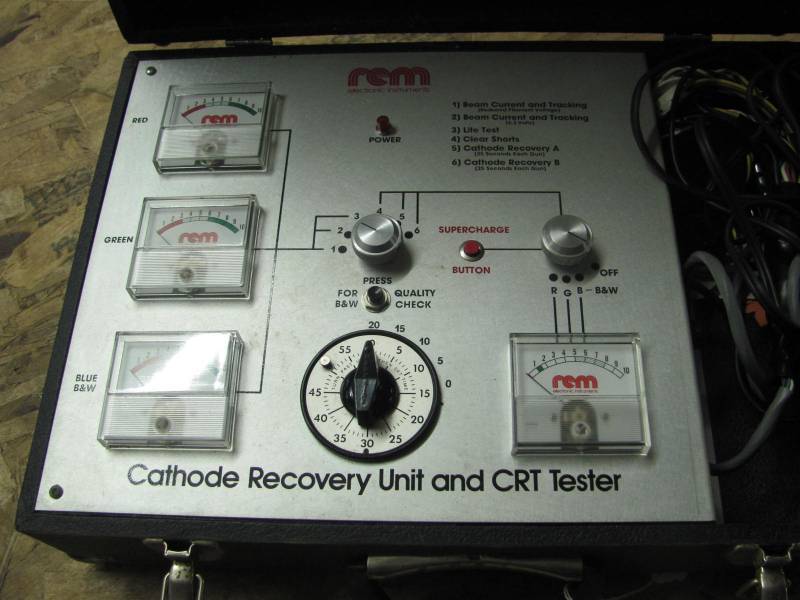 lot 65 image: REM Cathode Recovery Unit and CRT Tester