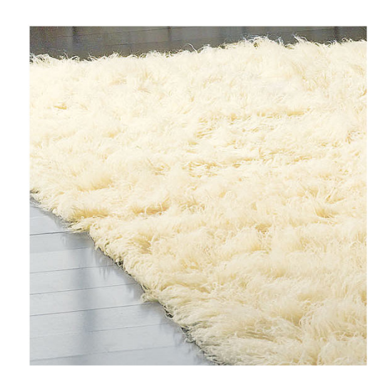 lot 108 image: Brand New Flokati 5 x 8 Wool Area Rug