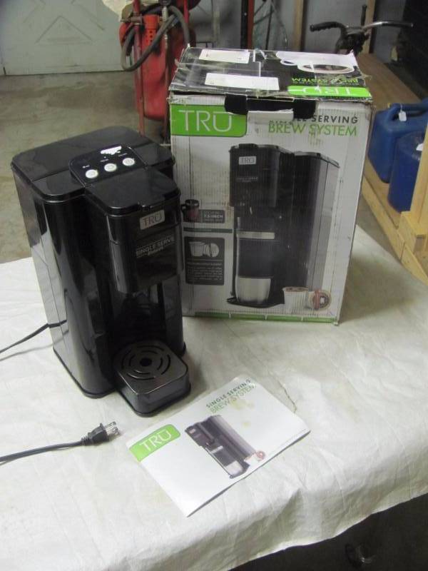 lot 137 image: TRU Single-Serve K-Cup Brewer