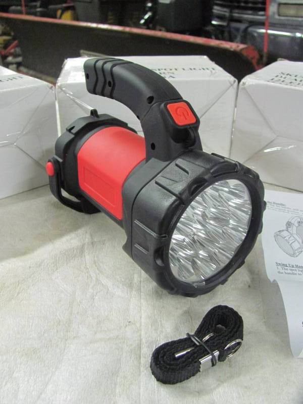 lot 257 image: Lot of 3 Brand New Dual 2 in 1 15 LED Spotlight12 LED Lanterns