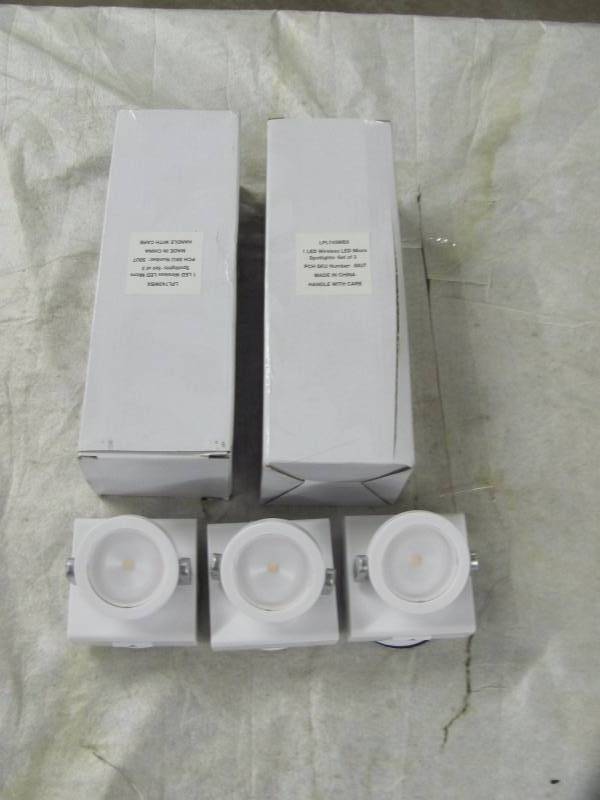lot 262 image: Lot of 6 Brand New LED Micro Spotlights
