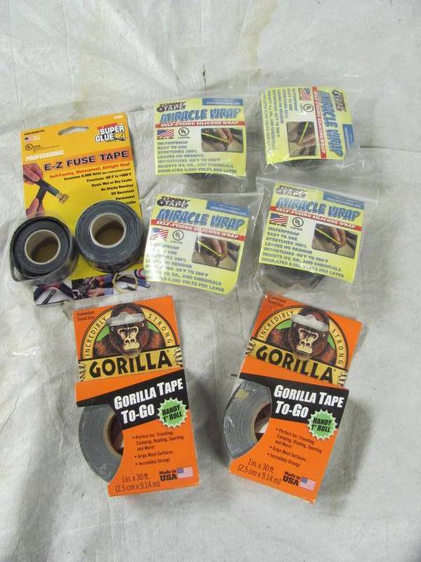 lot 302 image: Brand New Heavy Duty Tape Lot