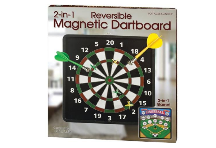 lot 308 image: Lot of 3 Brand New Westminster Reversible 2 in 1 Magnetic Dartboards