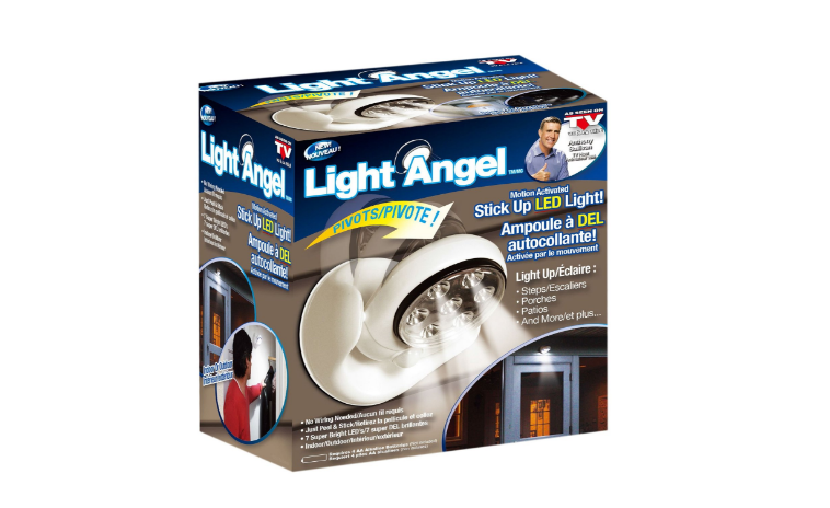 lot 309 image: Lot of 2 Brand New Light Angel Motion Activated LED Stick Up Lights
