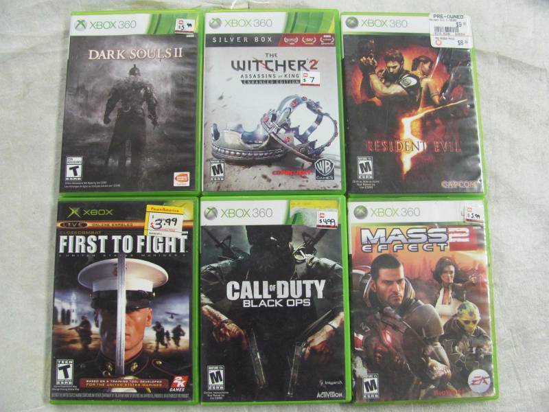 lot 350 image: Lot of 6 Xbox 360 Games
