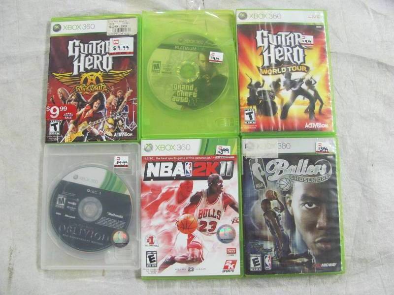 lot 351 image: Lot of 6 Xbox 360 Games