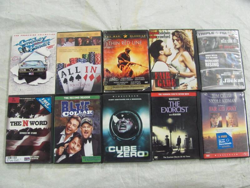 lot 356 image: Lot of 10 DVDs