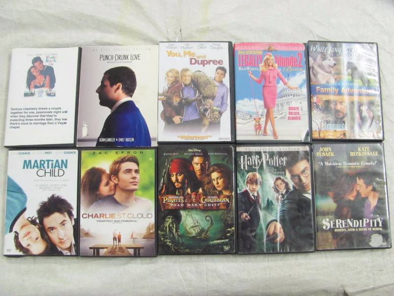 lot 357 image: Lot of 10 DVDs