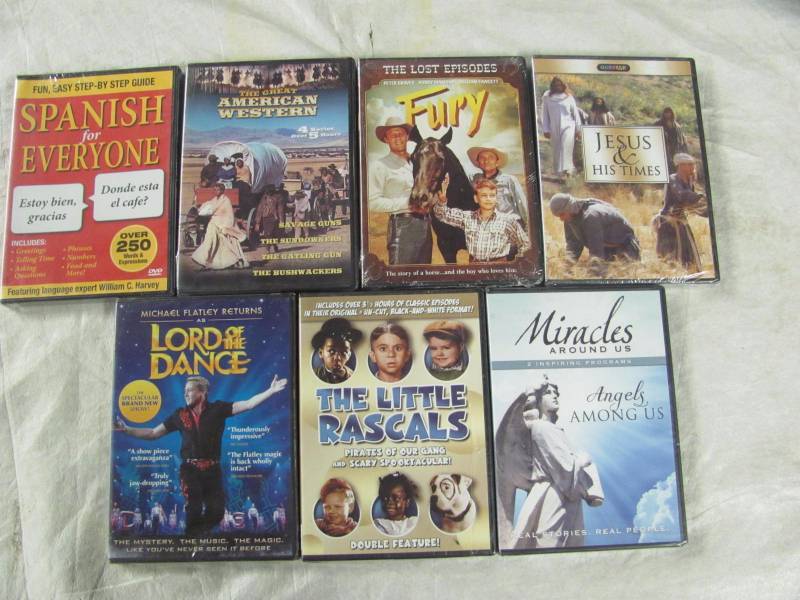 lot 359 image: Lot of 7 Brand New DVDs