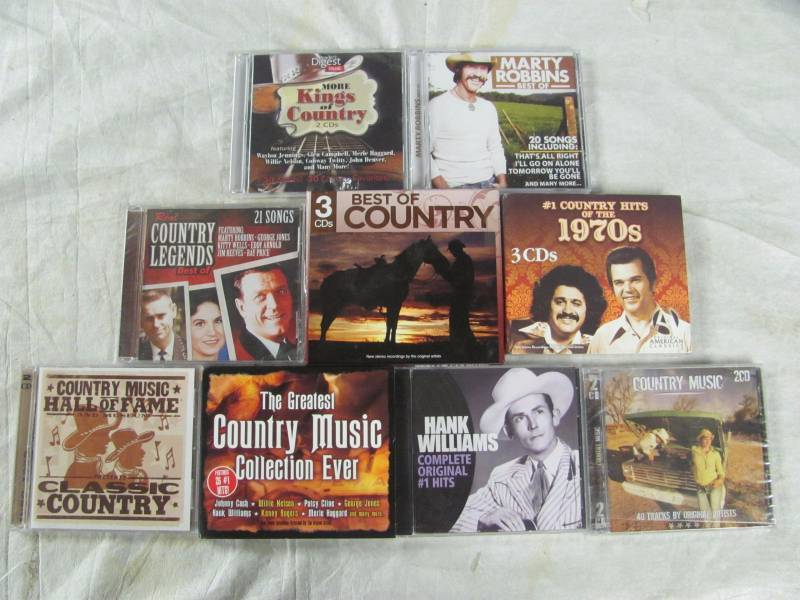 lot 361 image: Lot of 9 Brand New Country Music CDs