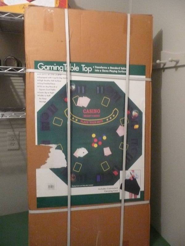 lot 14 image: NOS Never Opened - Gaming Table Top See pictures for measurements