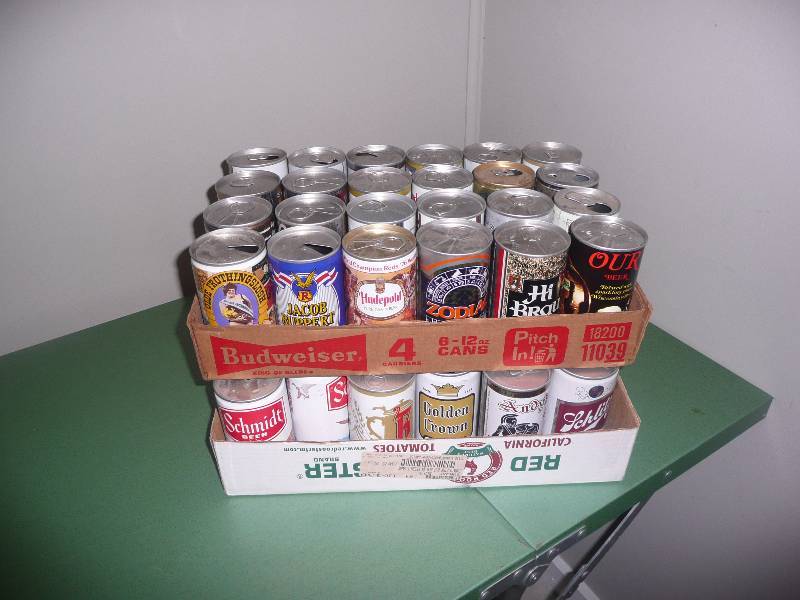 lot 30 image: VINTAGE BEER CAN GROUP - Some Rare