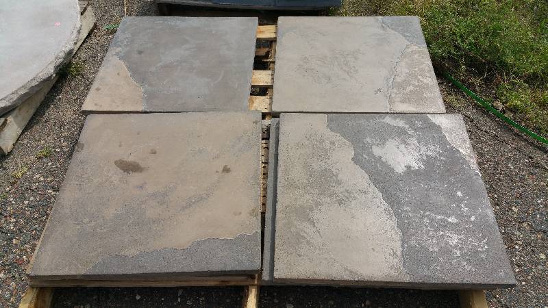 (6) Pieces of Dual Toned Concrete Squares