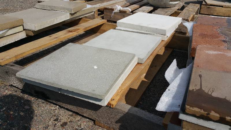 (5) Pieces of Concrete Squares