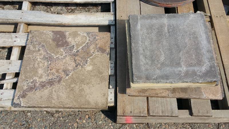 Group of (6) Concrete Squares