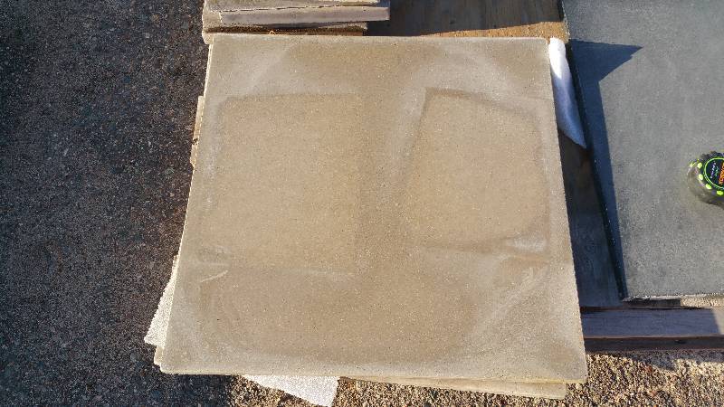 (1) Tan 2 x 2 Polished Dyed Concrete Square