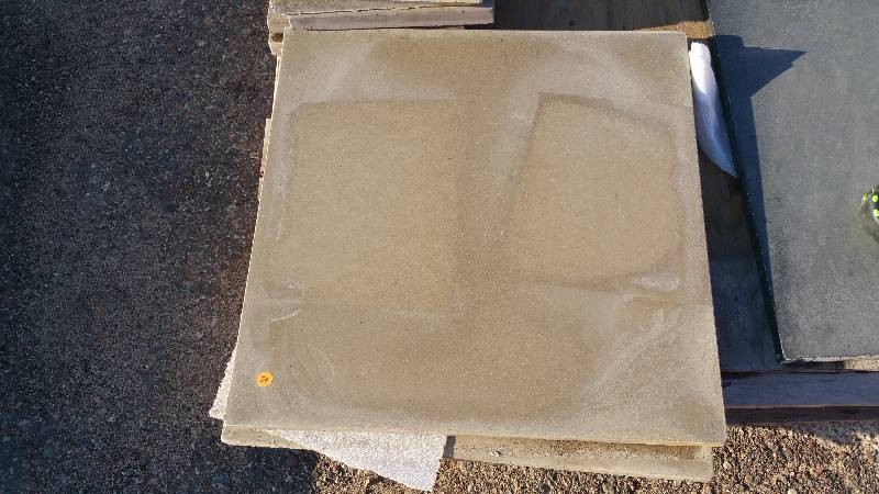 (1) Tan 2 x 2 Polished Dyed Concrete Square