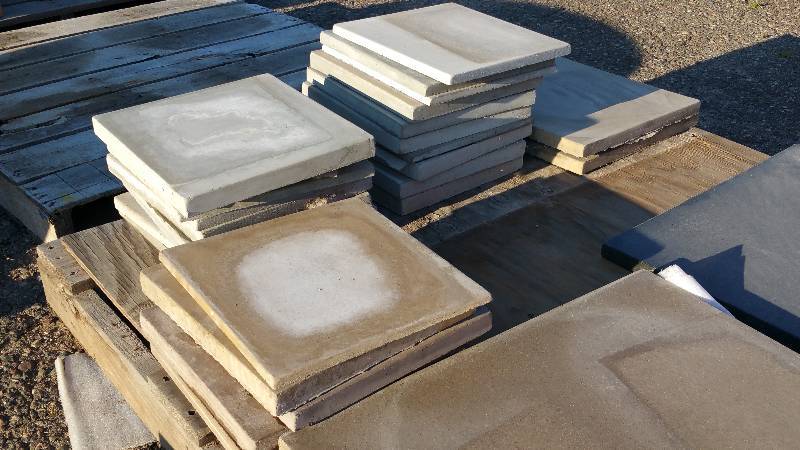 Large Group of 12 x 12 Concrete Squares
