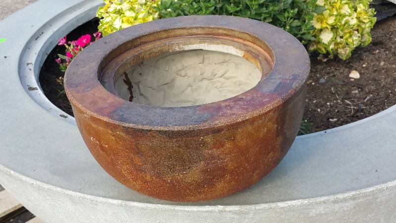Small Dyed Concrete Planter