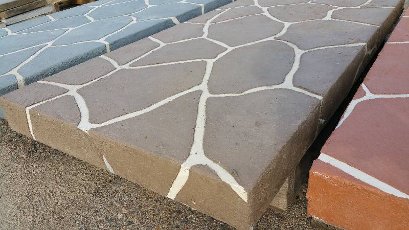 Earth Tone Dyed Concrete Stone Table Top