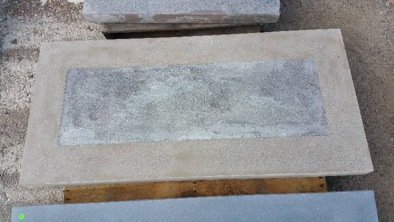 Dual Tone Dyed Polished Concrete Table Top