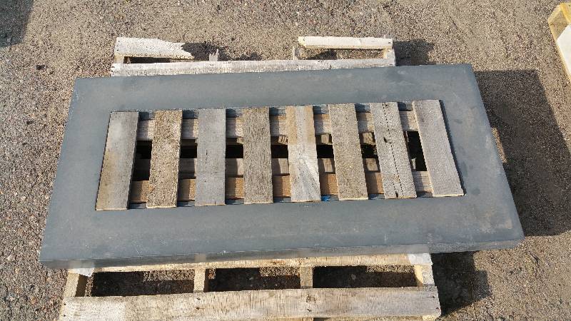 Reclaimed Wood Dyed Polished Concrete Table Top