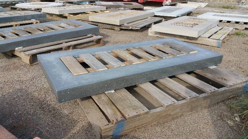 Reclaimed Wood Dyed Polished Concrete Table Top