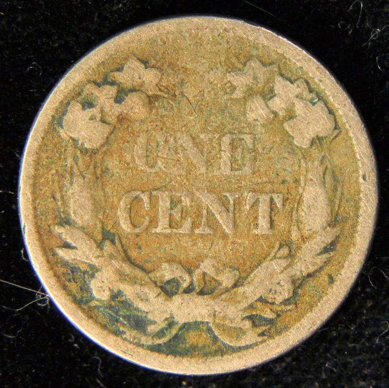 1858 LARGE LETTER FLYING EAGLE CENT GOOD DETAILS