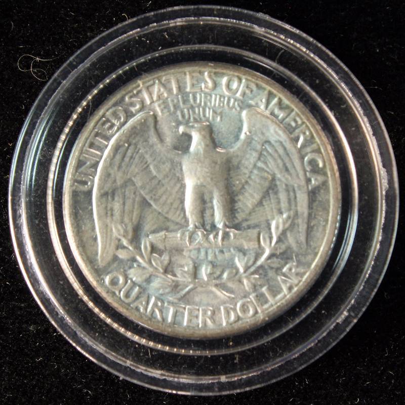 1961 WASHINGTON SILVER QUARTER BU-UNC IN AIRTITE
