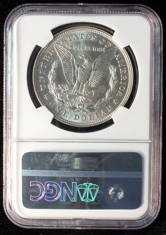 1921 MORGAN SILVER DOLLAR MS62 NGC