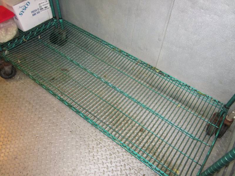 Green shelf unit